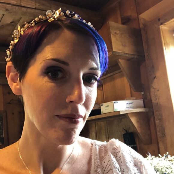 Rose Gold Wedding Halo